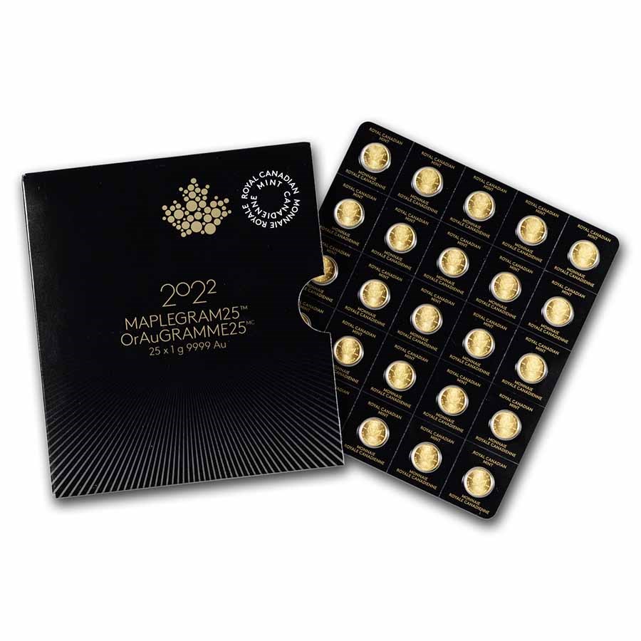 2026 MapleGram 25 x 1g gullmynter
