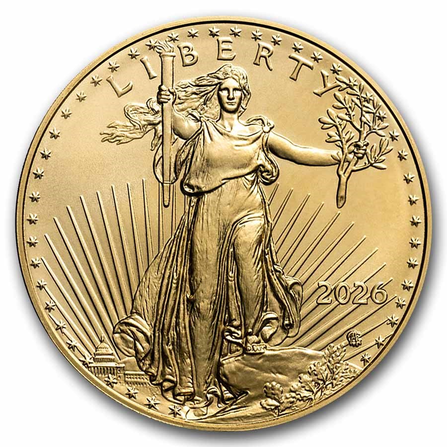 2026 American Gold Eagle 1/10 ounce gullmynt