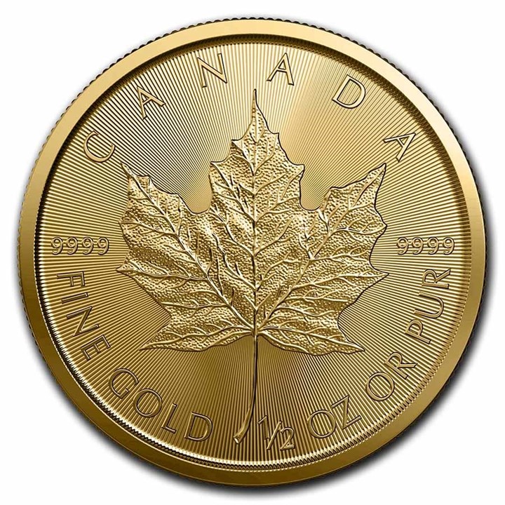 2023 Canadian Maple Leaf 1/2 ounce gullmynt