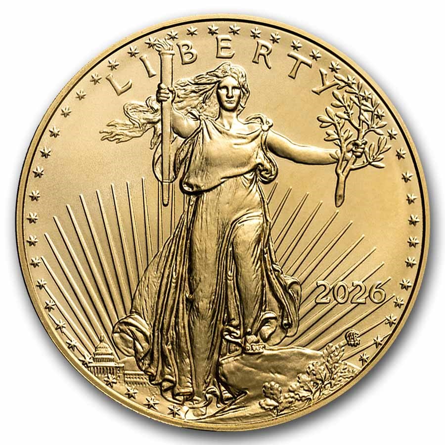 2026 American Gold Eagle 1 ounce gullmynt