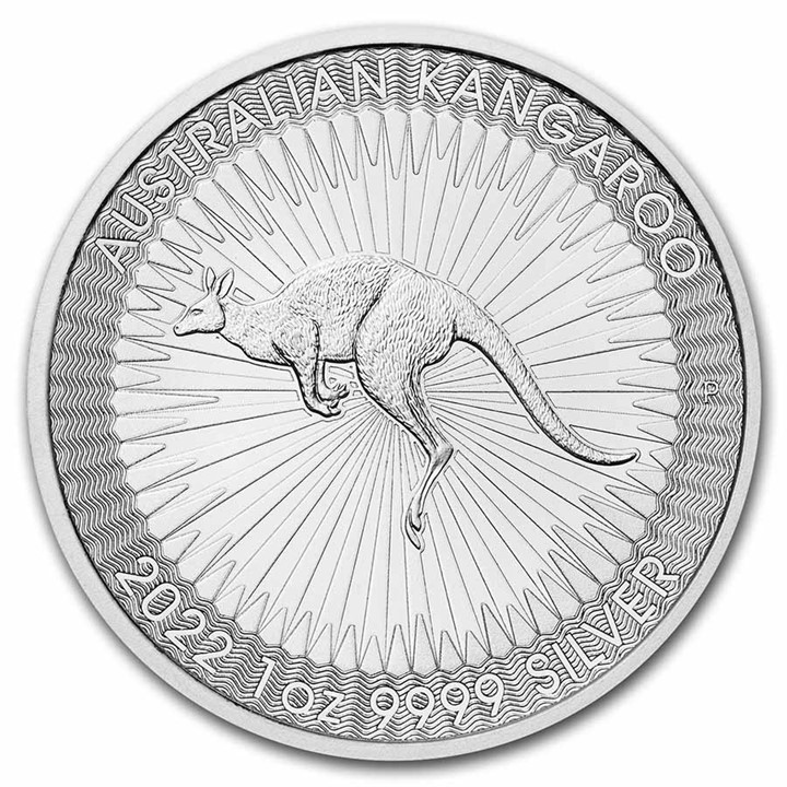 2022 Australian Kangaroo 1 ounce sølvmynt