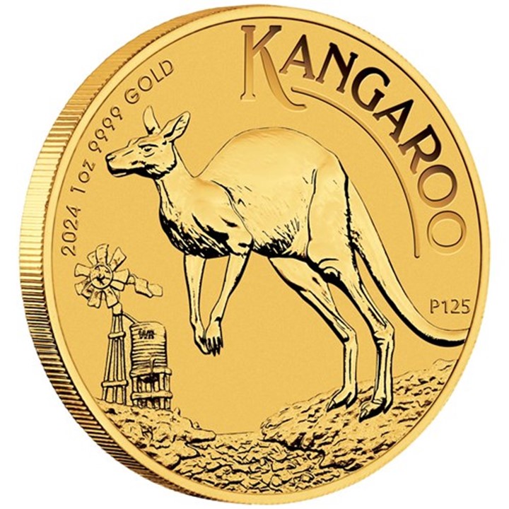 2024 Australian Kangaroo 1 ounce gullmynt