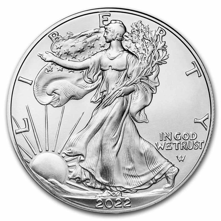 2022 American Silver Eagle 1 ounce sølvmynt