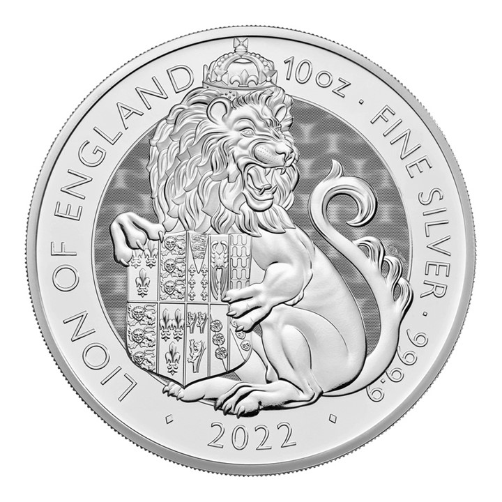 2022 Tudor Beasts Silver Lion 10 oz