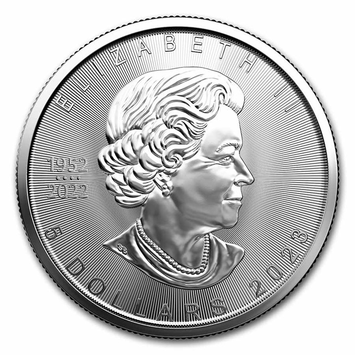 2023 Canadian Maple Leaf 1 ounce sølvmynt