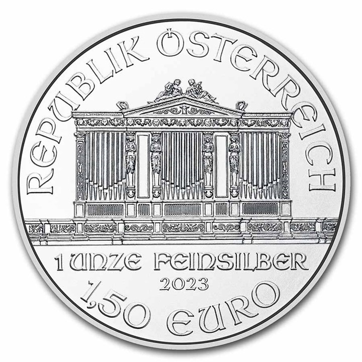 2023 Vienna Philarmonic 1 ounce sølvmynt
