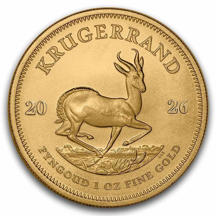 2026 South African Krugerrand 1 ounce gullmynt