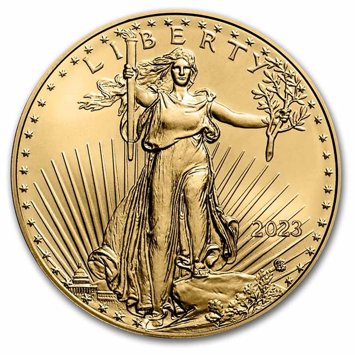 2023 American Gold Eagle 1/4 ounce gullmynt