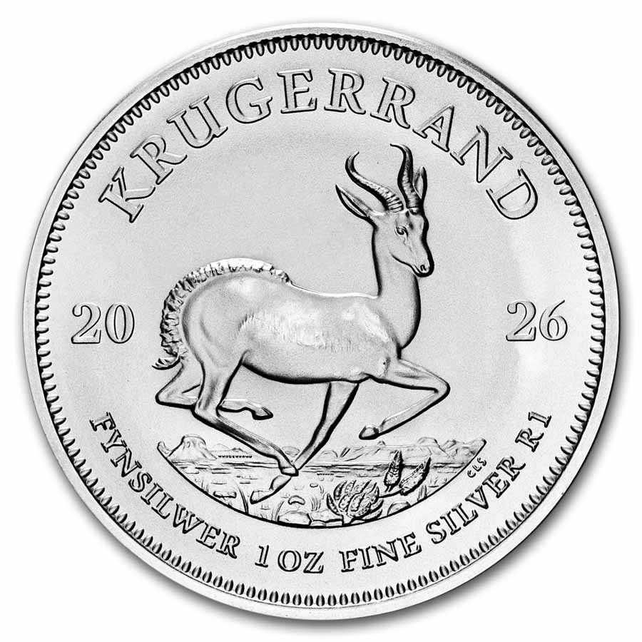 2026 South African Krugerrand 1 ounce sølvmynt