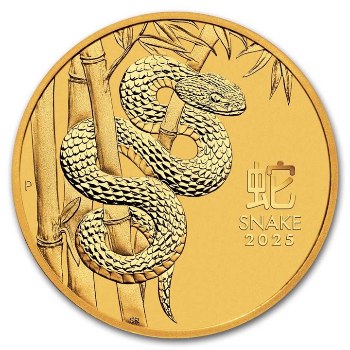 2025 Australia Lunar Snake 1 ounce gullmynt