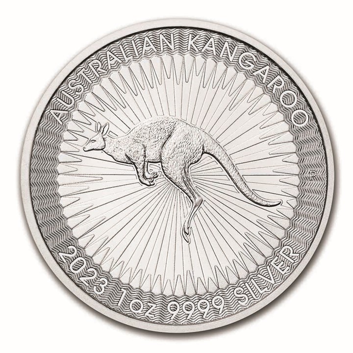 2023 Australian Kangaroo 1 ounce sølvmynt