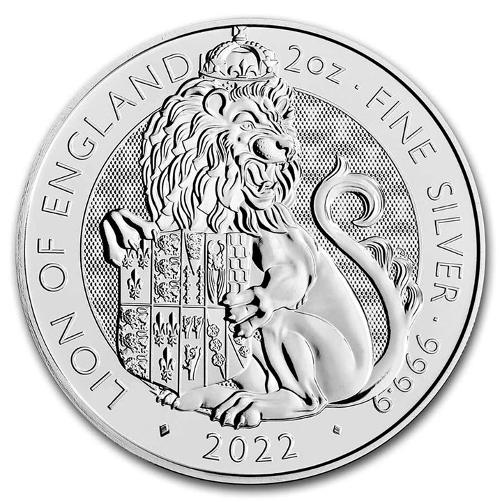 2022 Tudor Beasts Silver Lion 2 oz