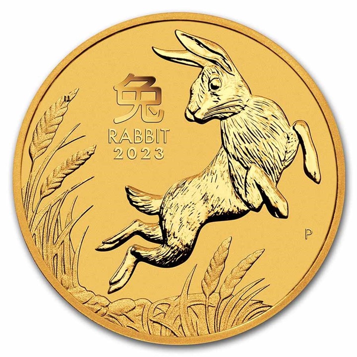 2023 Australia Lunar Rabbit 2 ounce gullmynt (Series III)