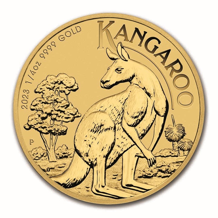 2023 Australian Kangaroo 1/4 ounce gullmynt