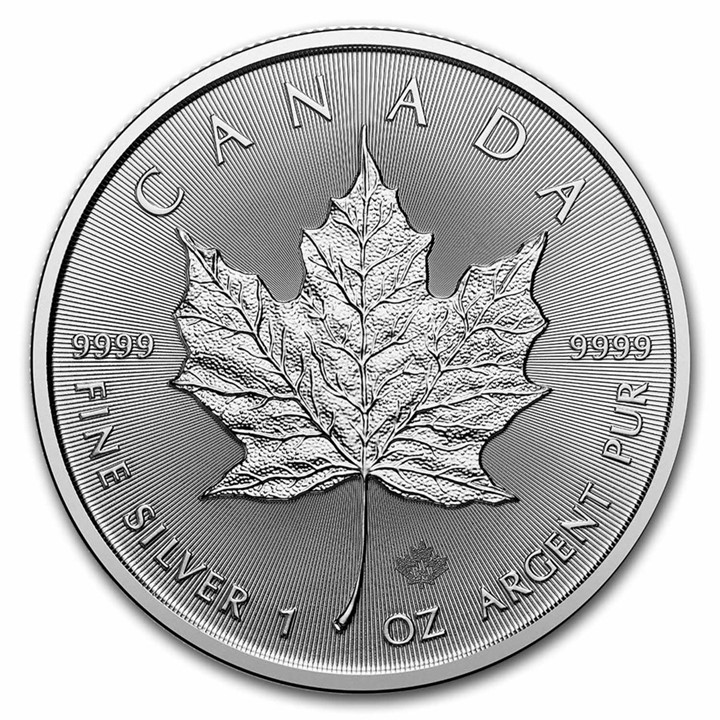 2024 Canadian Maple Leaf 1 ounce sølvmynt