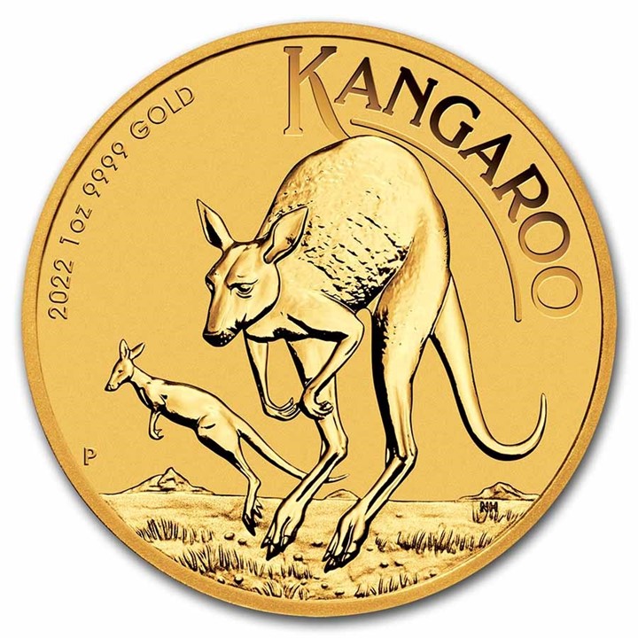 2022 Australian Kangaroo 1 ounce gullmynt