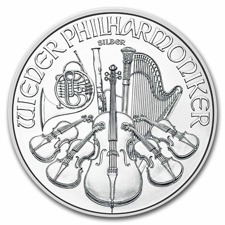 2024 Vienna Philarmonic 1 ounce sølvmynt