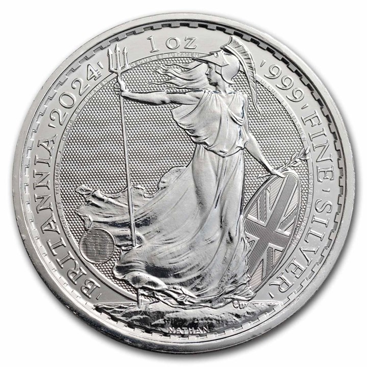 2024 UK Silver Britannia 1 ounce sølvmynt