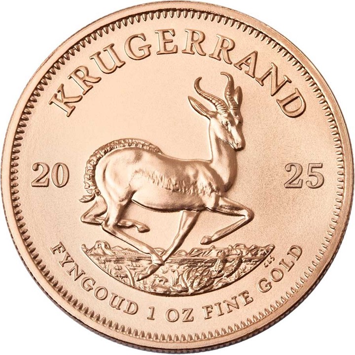 2025 South African Krugerrand 1 ounce gullmynt