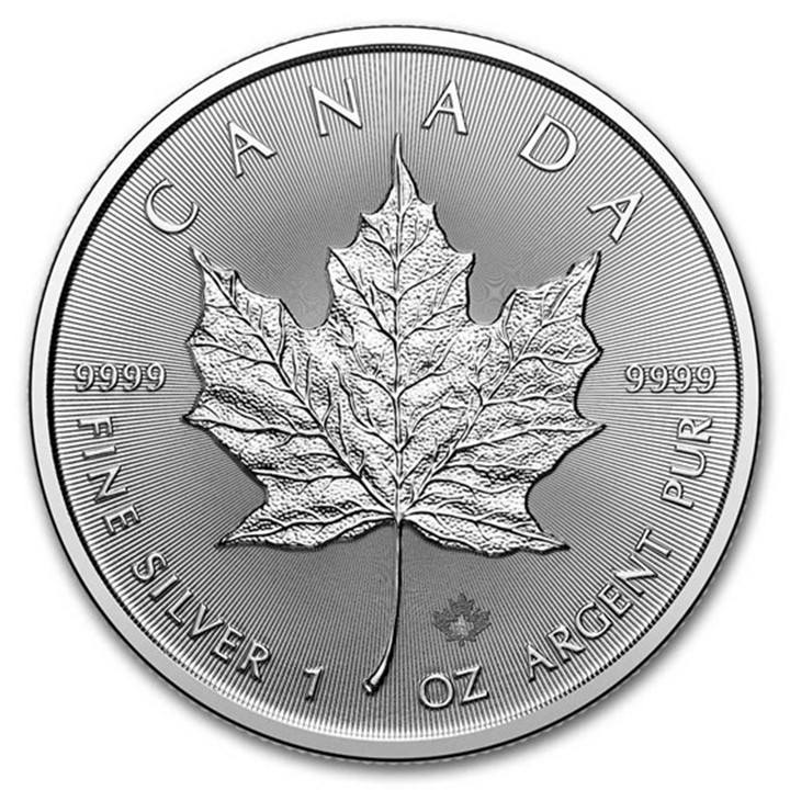 2025 Canadian Maple Leaf 1 ounce sølvmynt