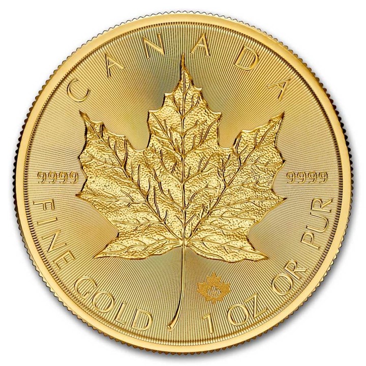 2025 Canadian Maple Leaf 1 ounce gullmynt